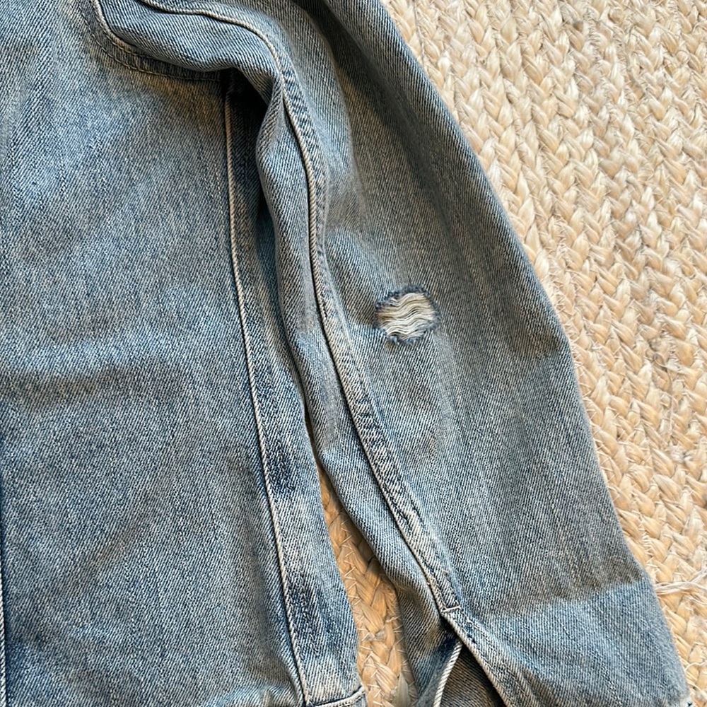 Distressed Denim Jacket - Picture 3 of 10